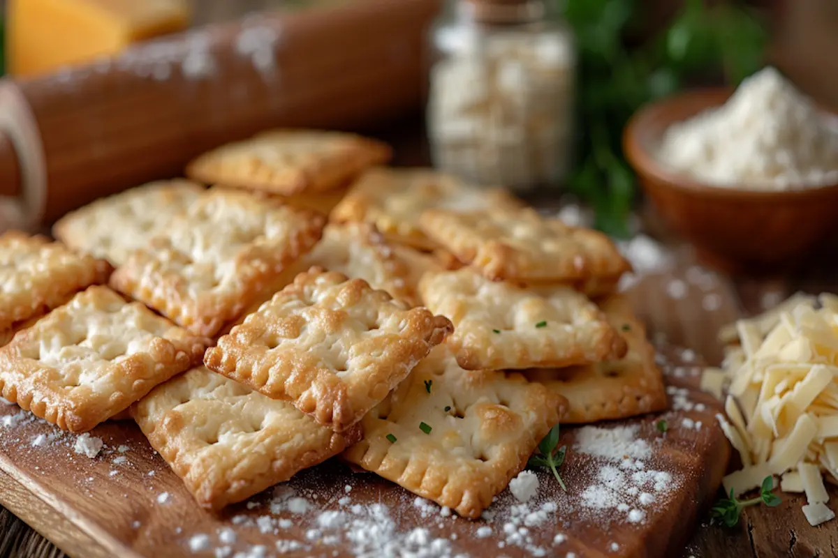 Homemade Cheese Crackers