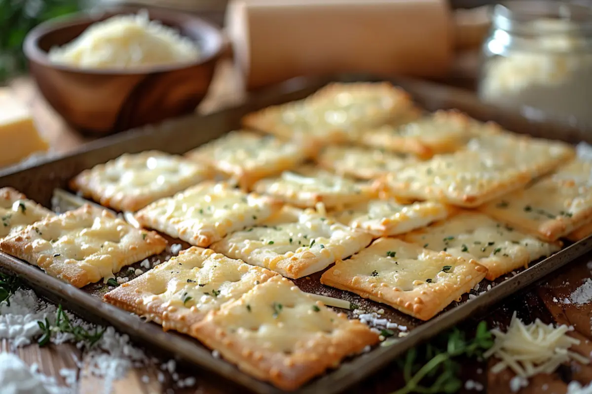 Homemade Cheese Crackers