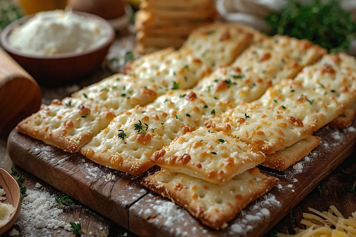 Homemade Cheese Crackers