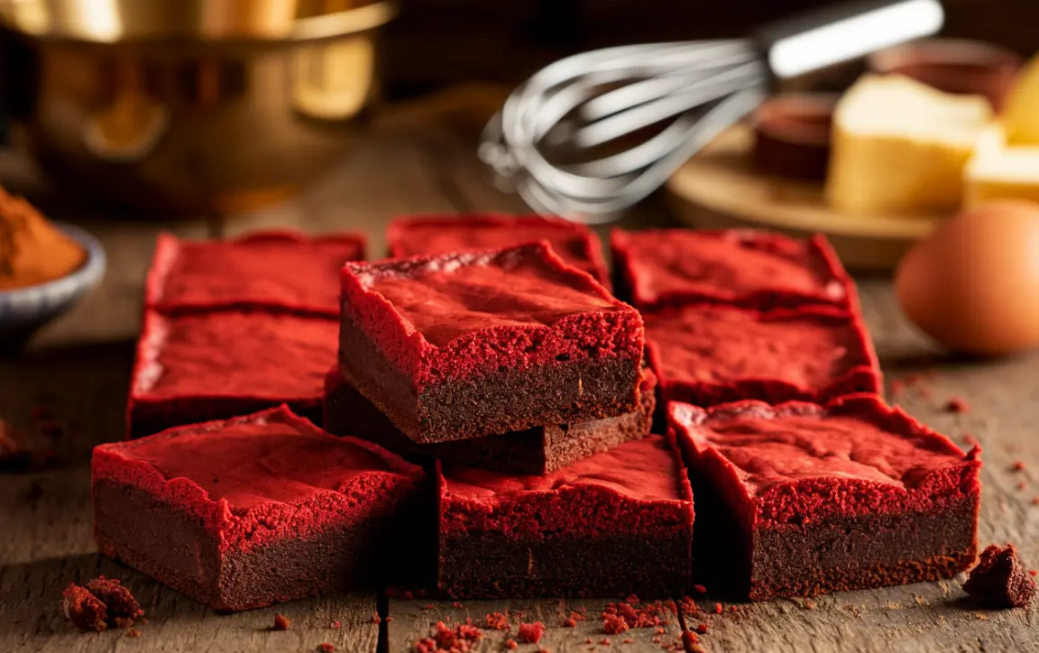 red velvet brownies