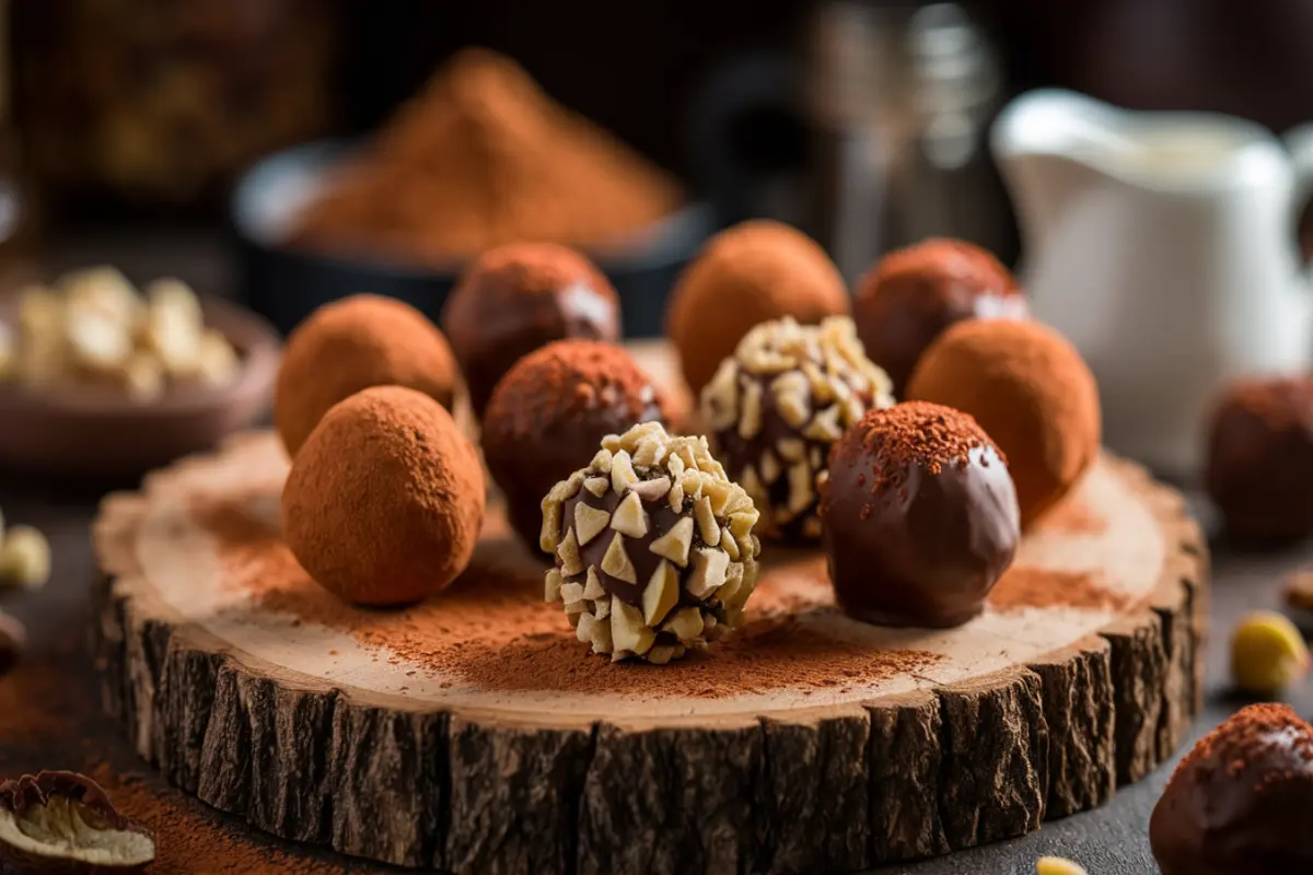 What makes a chocolate a truffle?