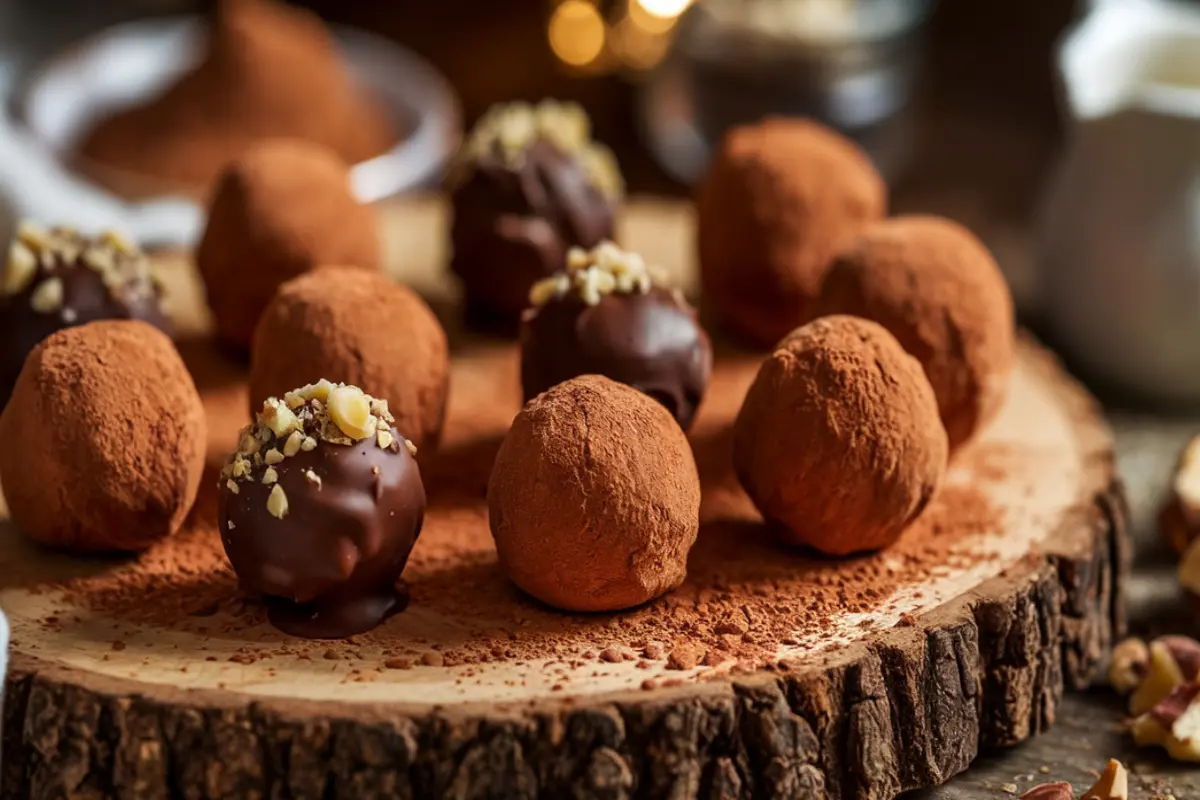 What makes a chocolate a truffle?