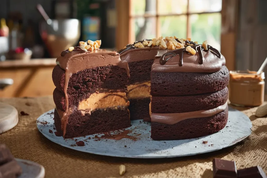 Chocolate Peanut Butter Cake