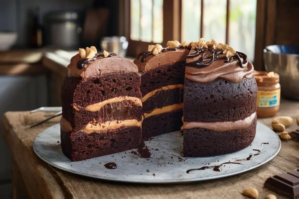 Chocolate Peanut Butter Cake