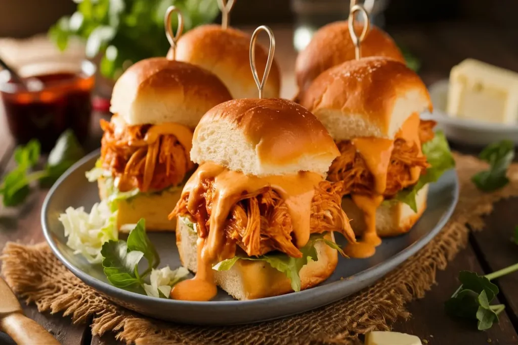 Buffalo Chicken Sliders