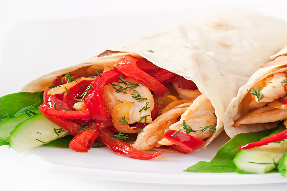 buffalo chicken wraps