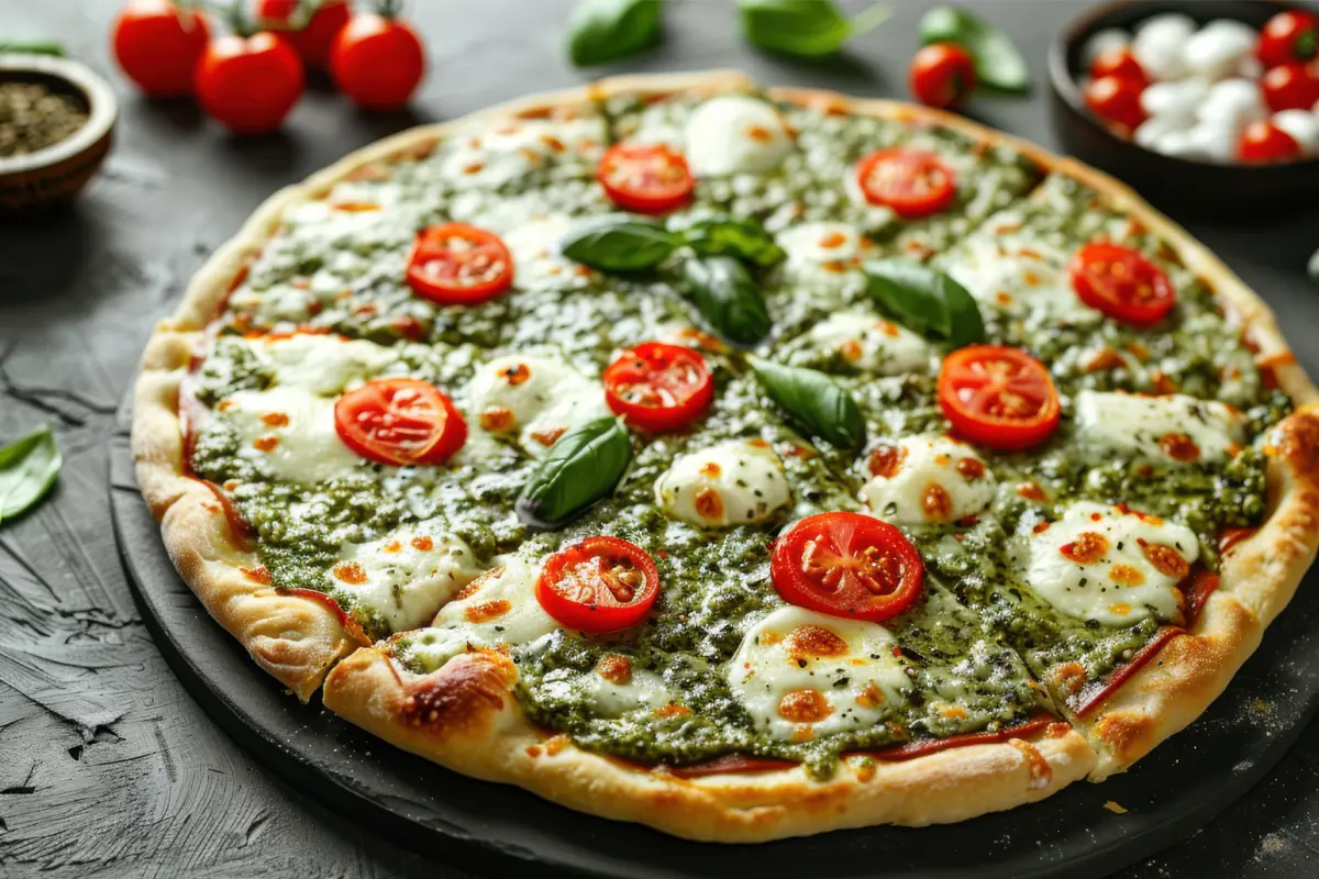 chimichur tomato pizza recipe