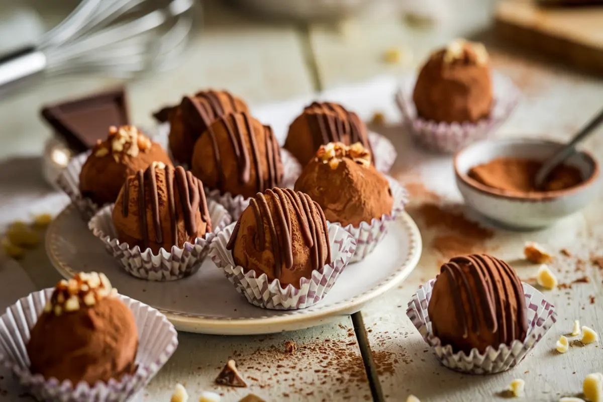 chocolate truffles