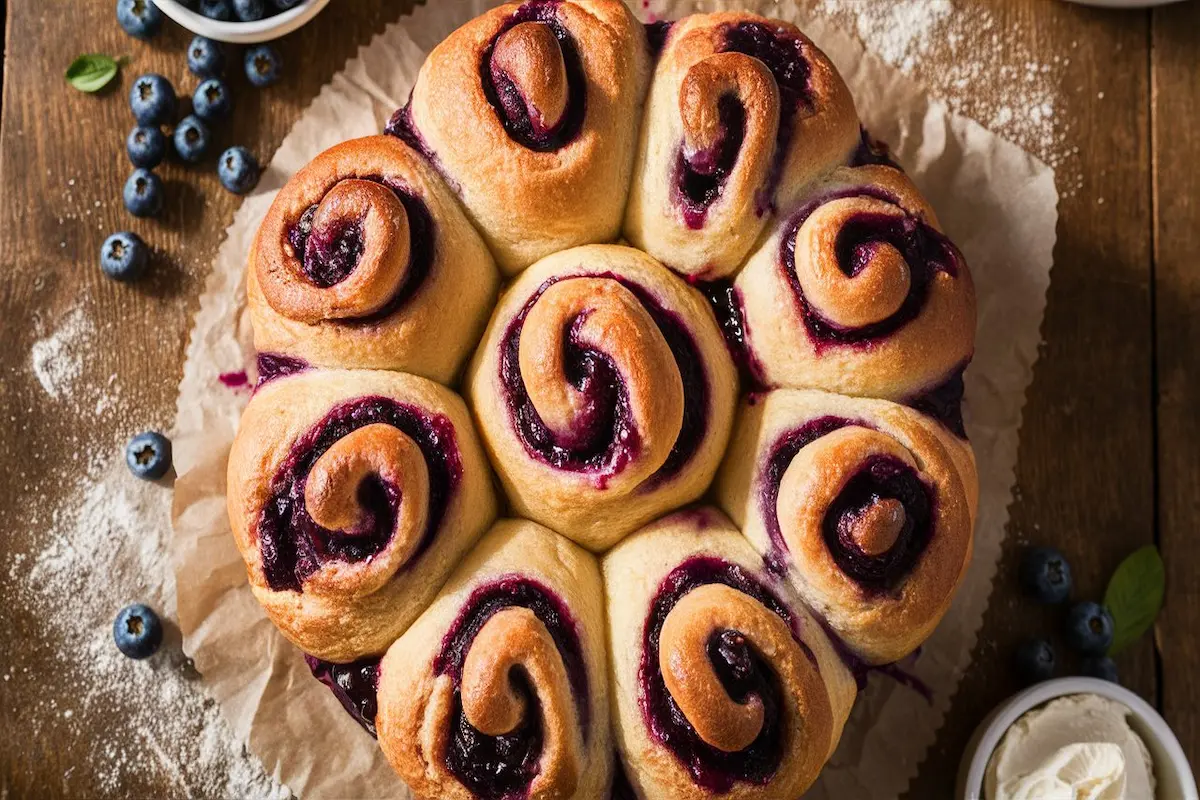 Blueberry Cheesecake Rolls Recipe