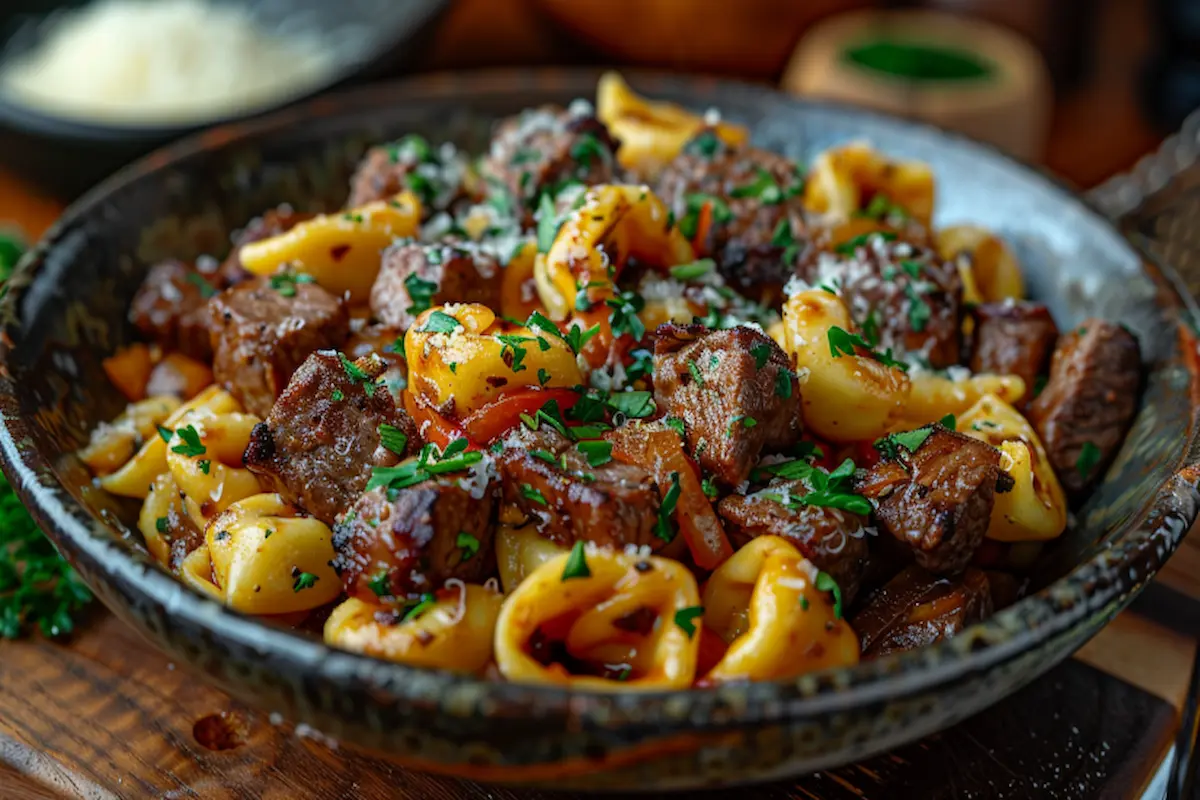 philly cheesesteak tortellini