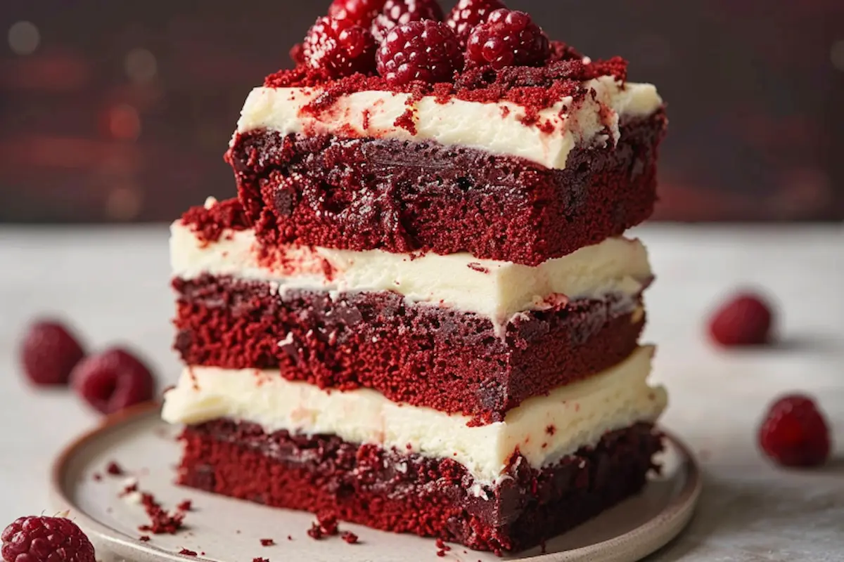 red velvet brownies