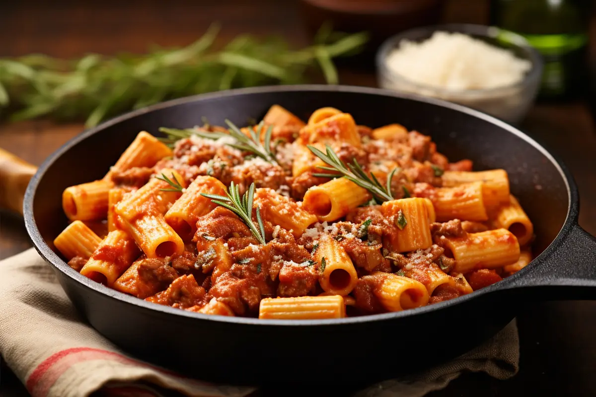 Spicy Rigatoni Recipe