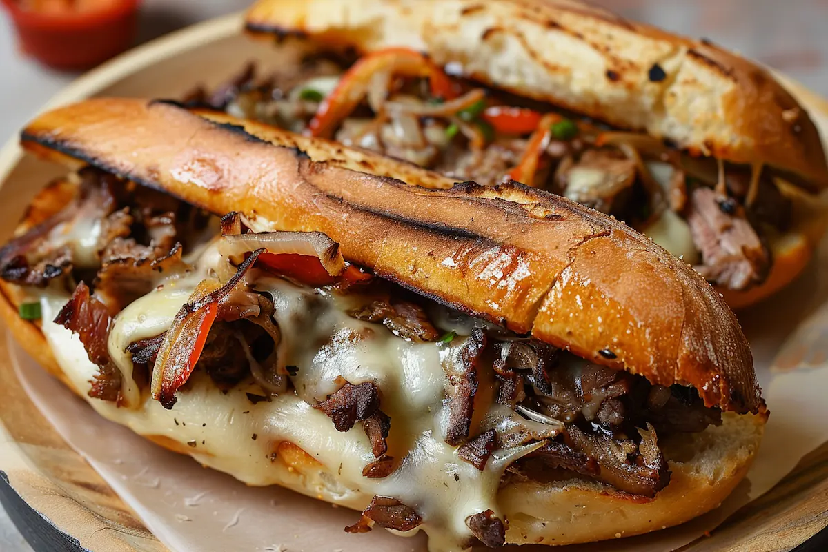 Philly cheesesteaks