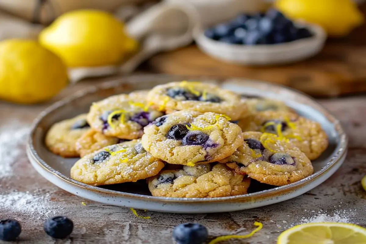 Lemon Blueberry Cookies Recipe