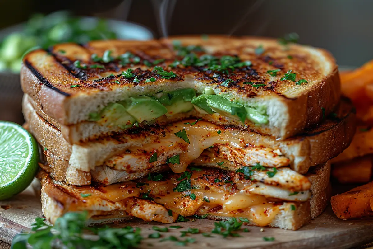 Chipotle Chicken Avocado Melt