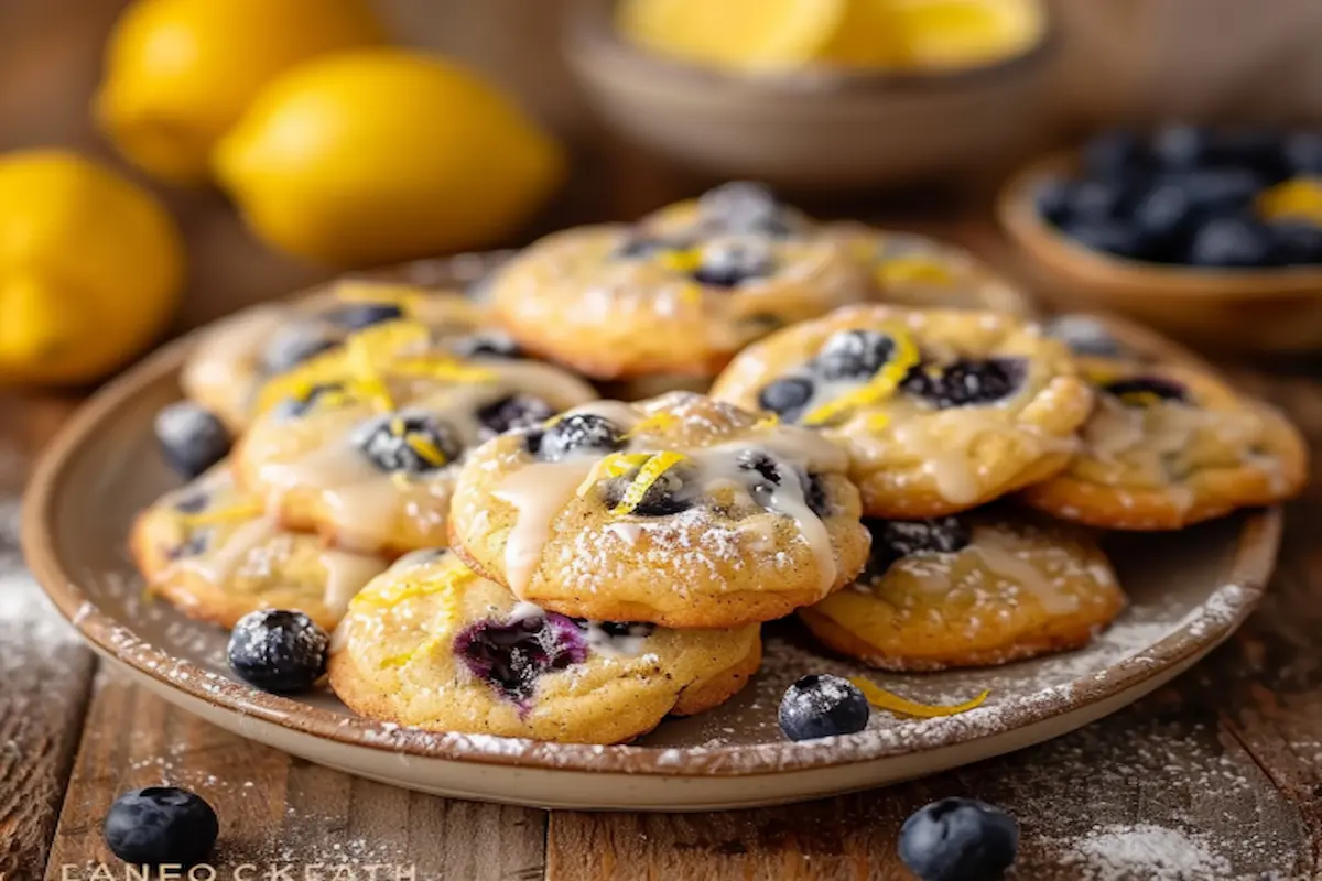 Lemon Blueberry Cookies Recipe