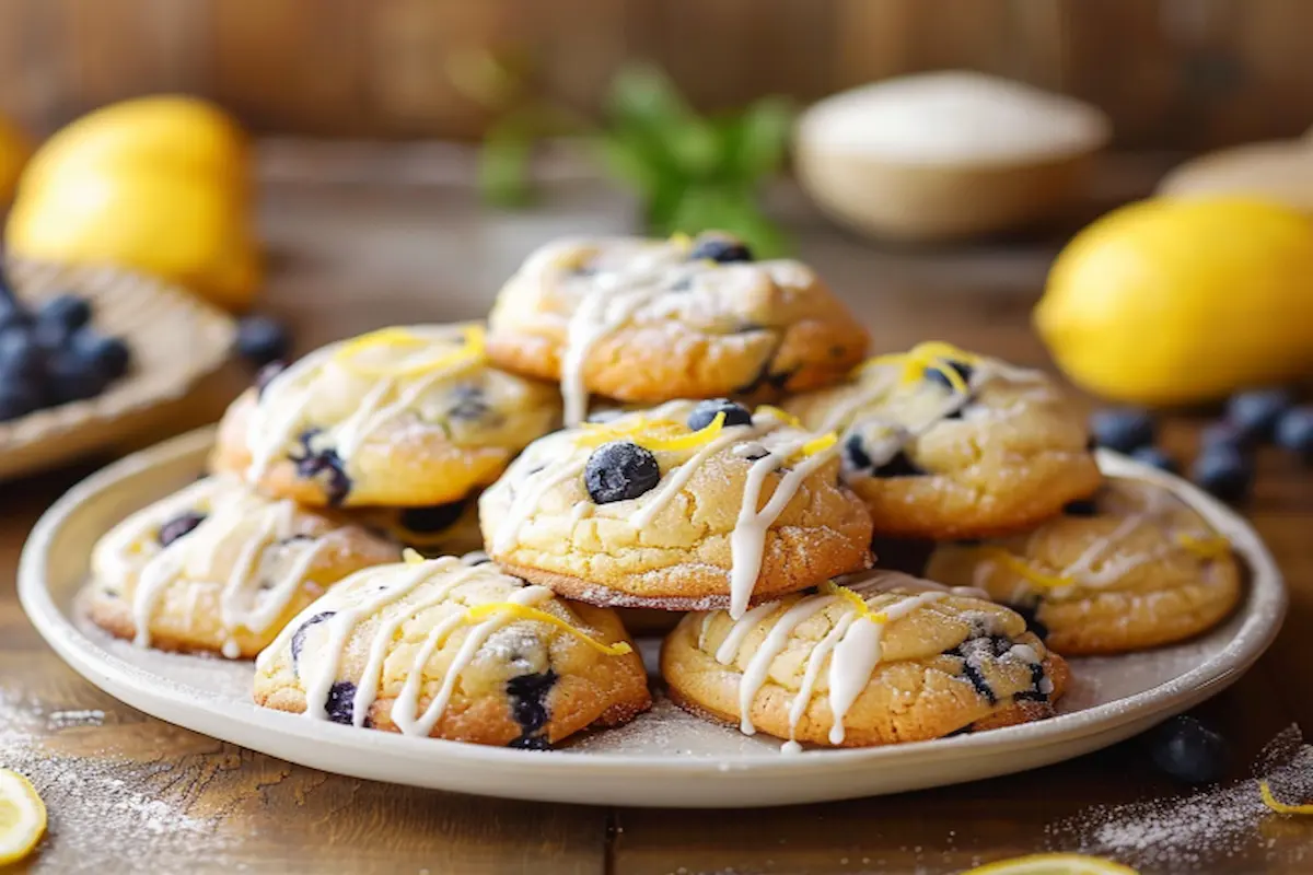 Lemon Blueberry Cookies Recipe