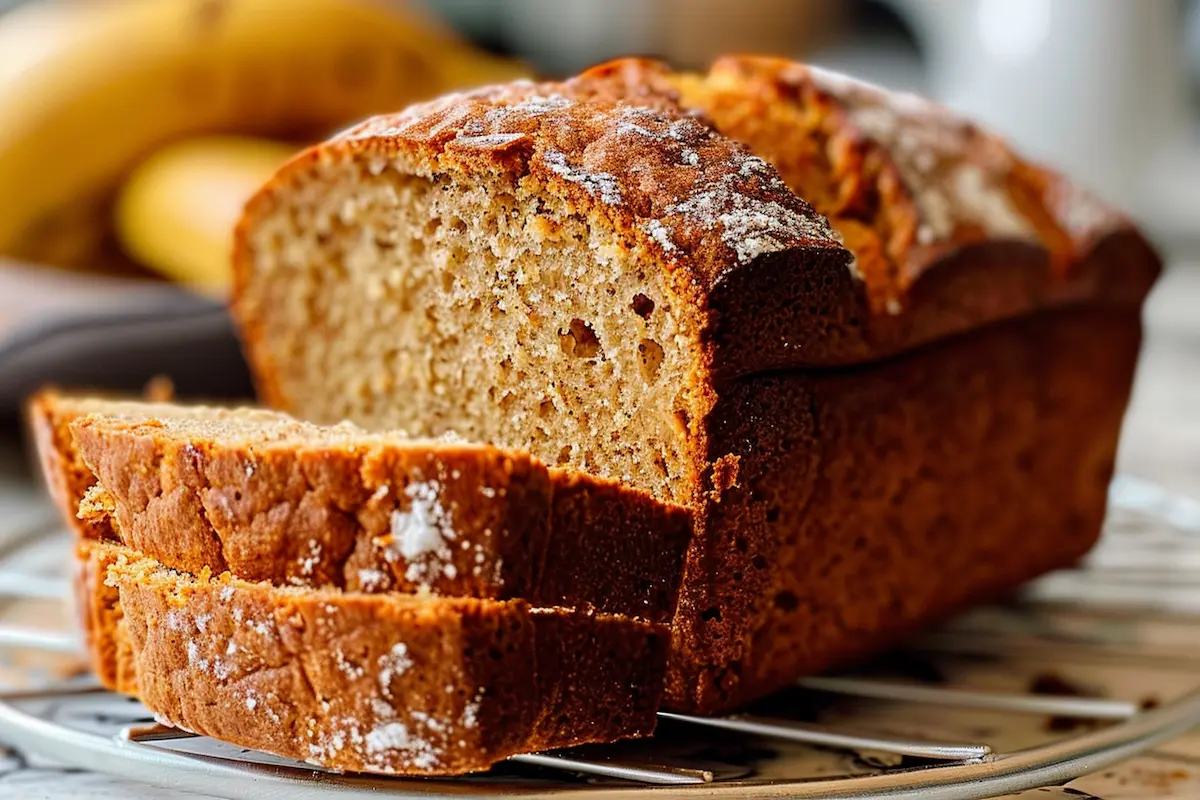 4 Ingredient Banana Bread Recipe