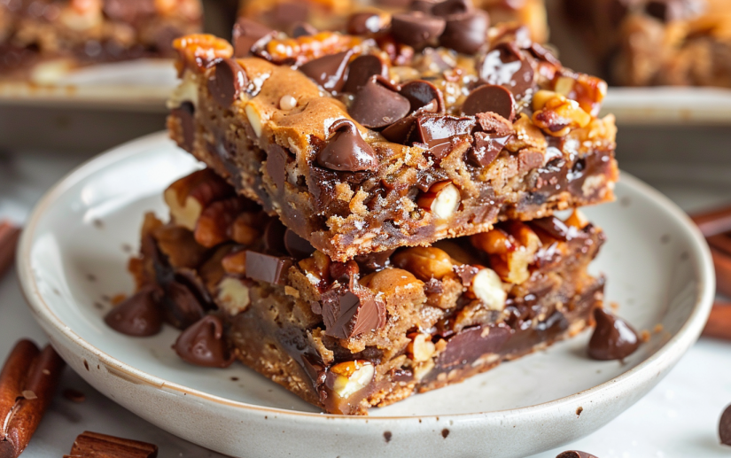 Bacon, Beer and Potato Chip Cookie Bars