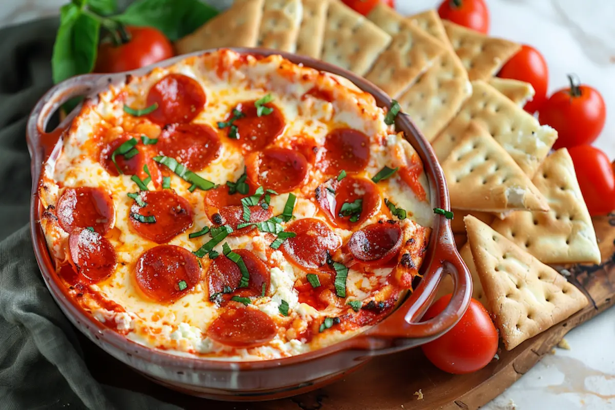 Cottage Cheese Pizza Bowl Dip Recipe