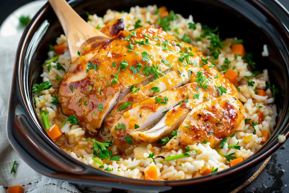 Crock Pot Chicken and Rice recipe