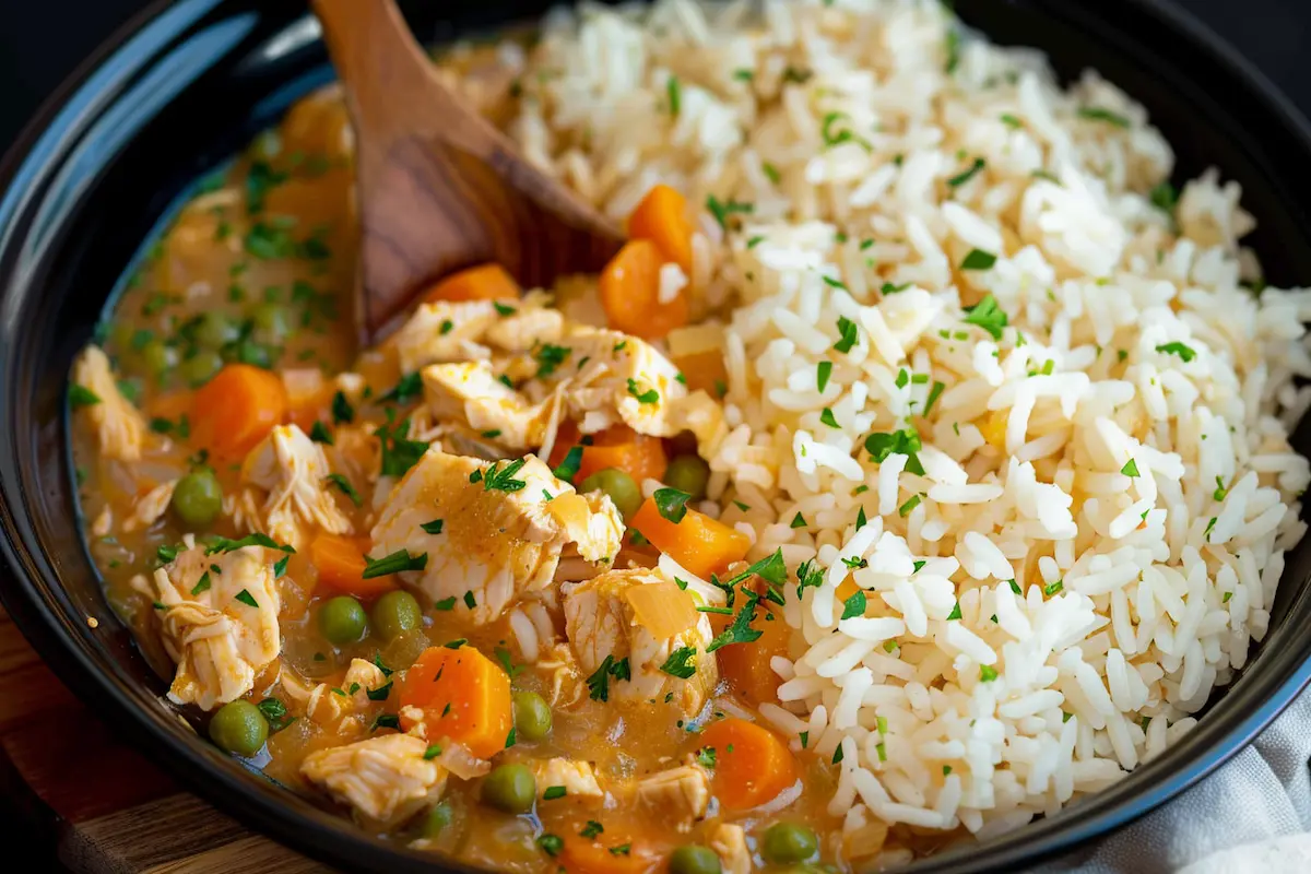 Crock Pot Chicken and Rice recipe