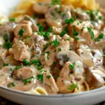 Slow Cooker Chicken Stroganoff