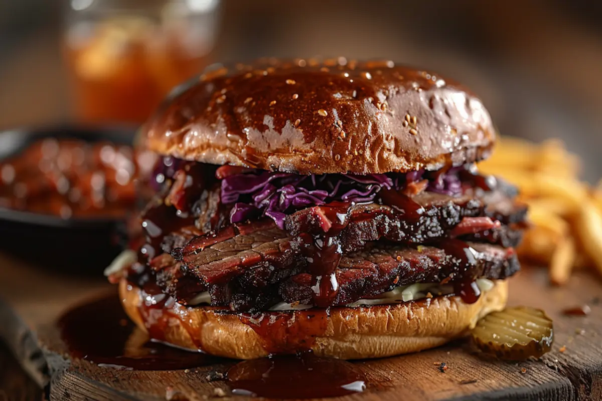 beef brisket sandwich