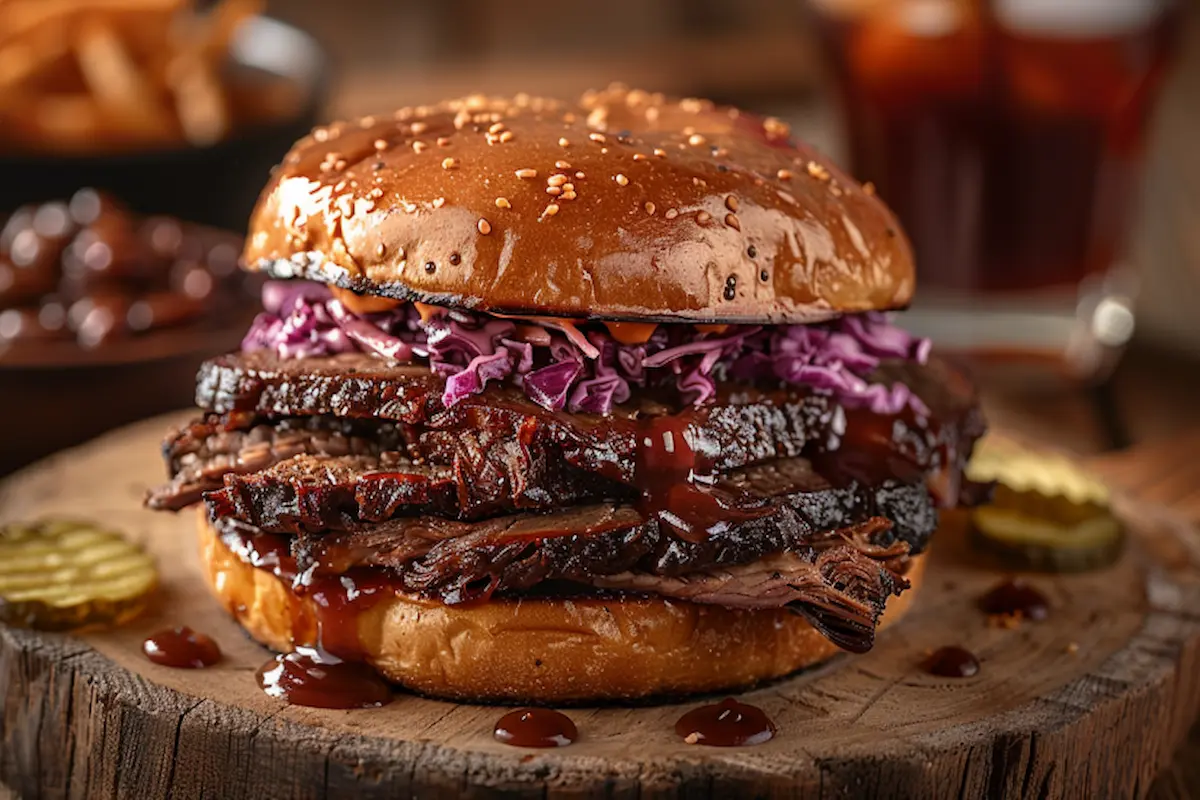 beef brisket sandwich