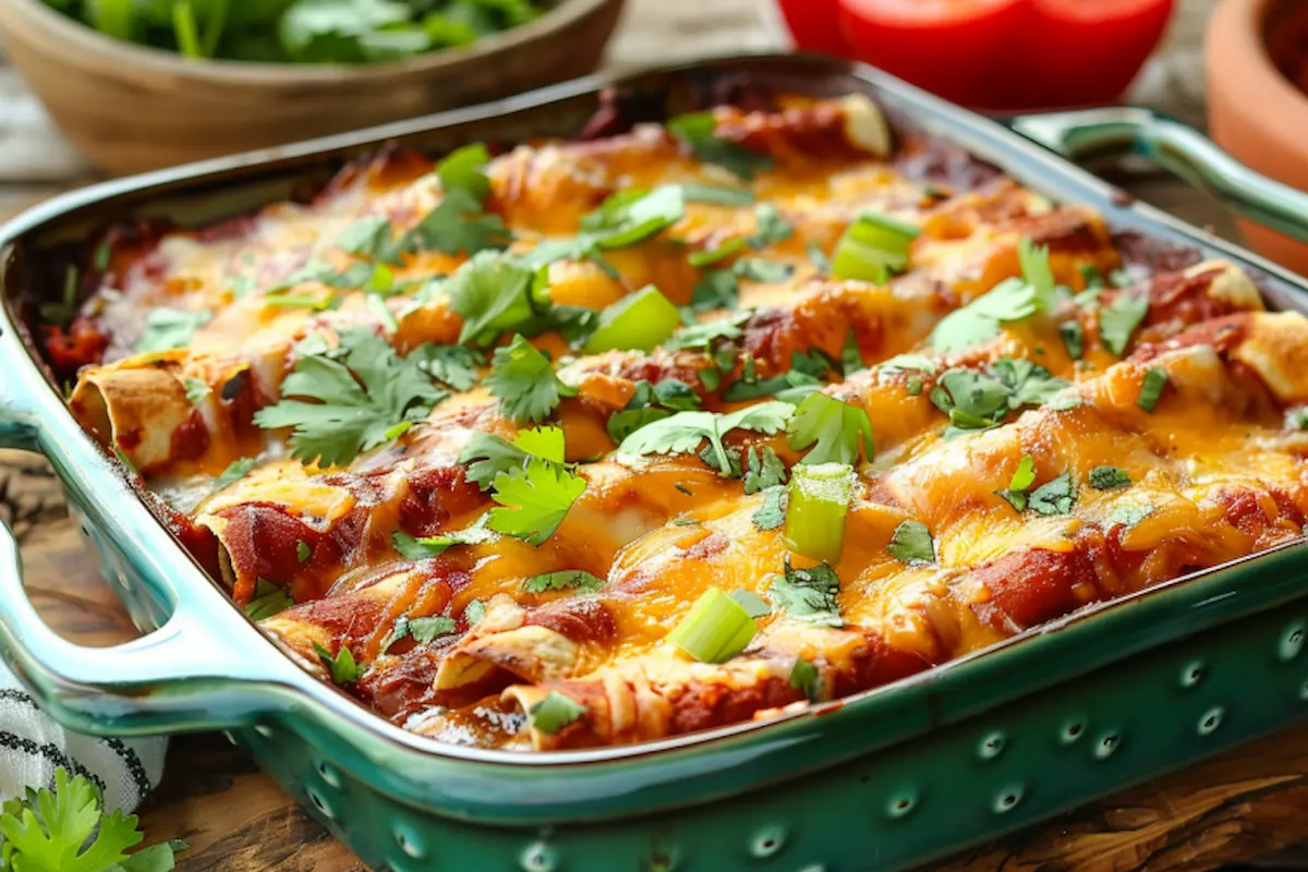 cheesy chicken enchiladas Recipe