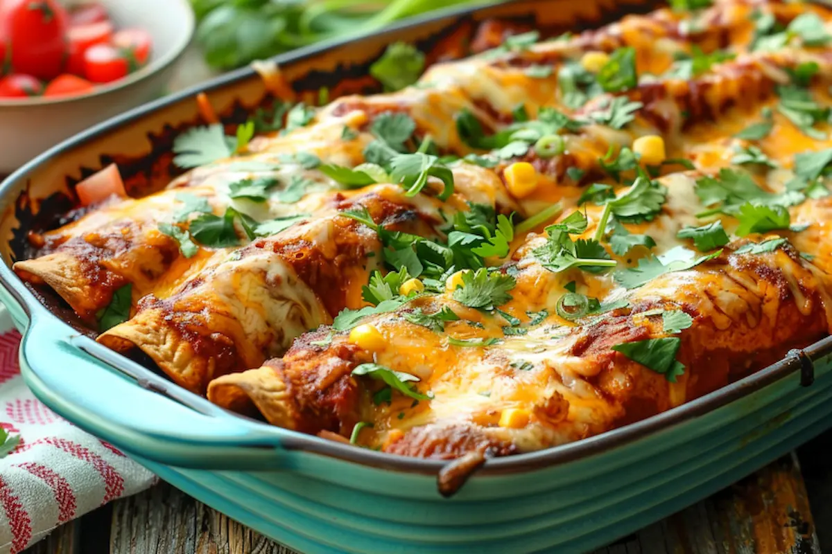 cheesy chicken enchiladas Recipe