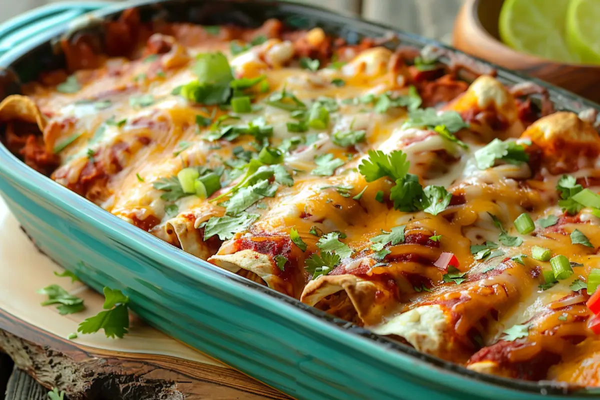 cheesy chicken enchiladas Recipe