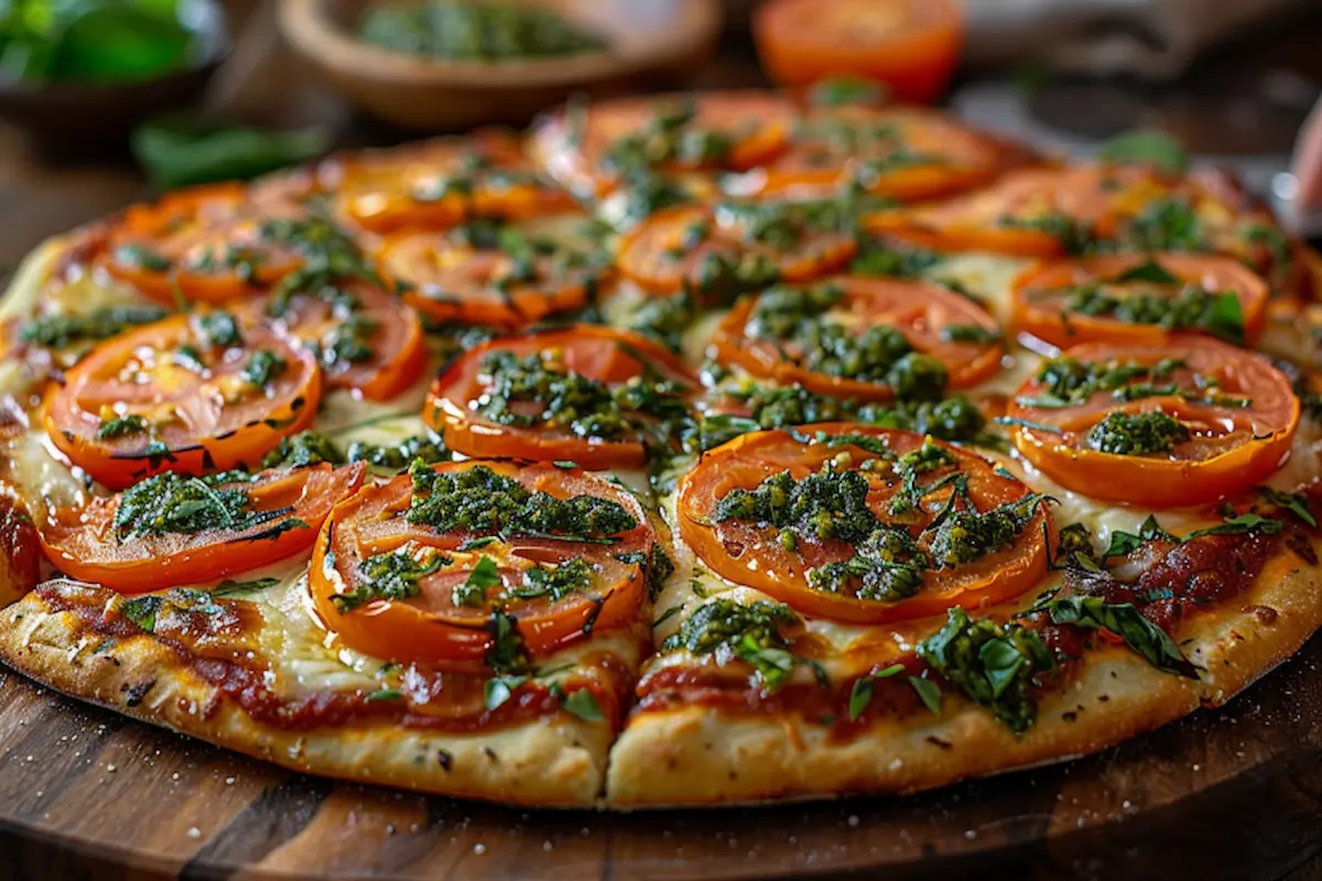 chimichurri tomato pizza recipe italian