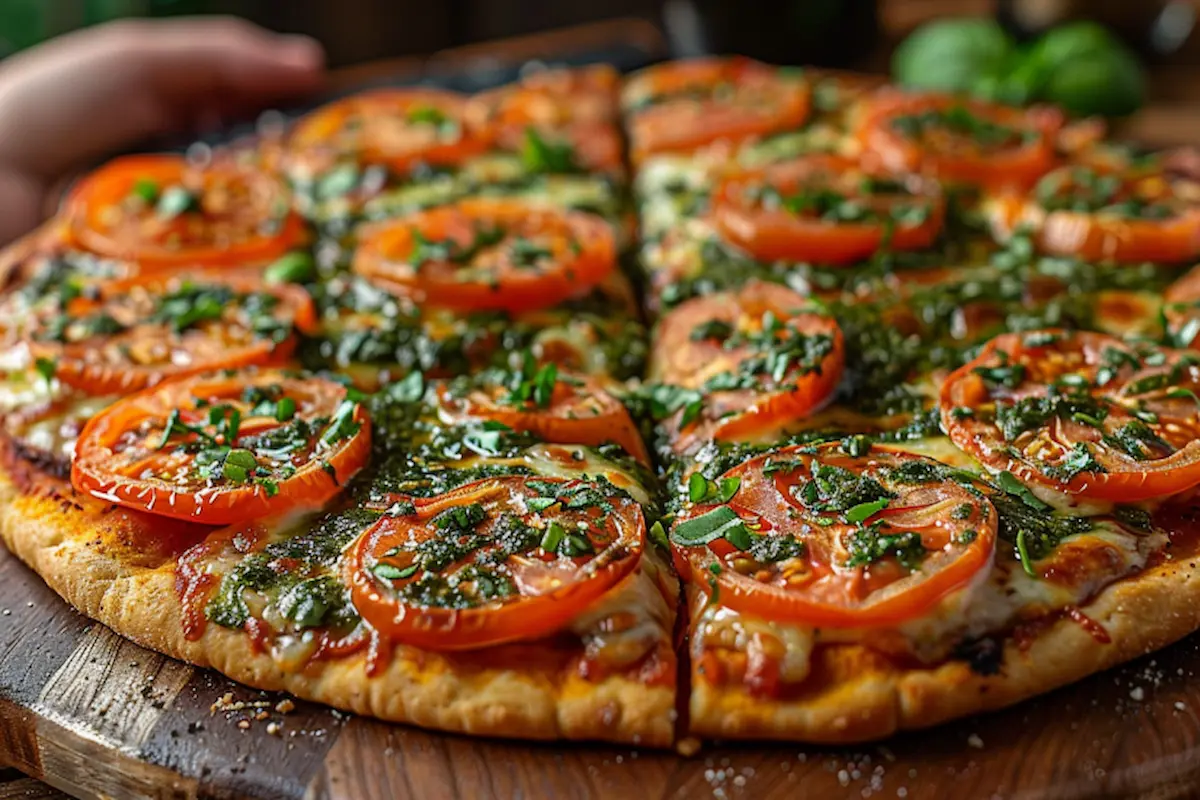 chimichurri tomato pizza recipe italian