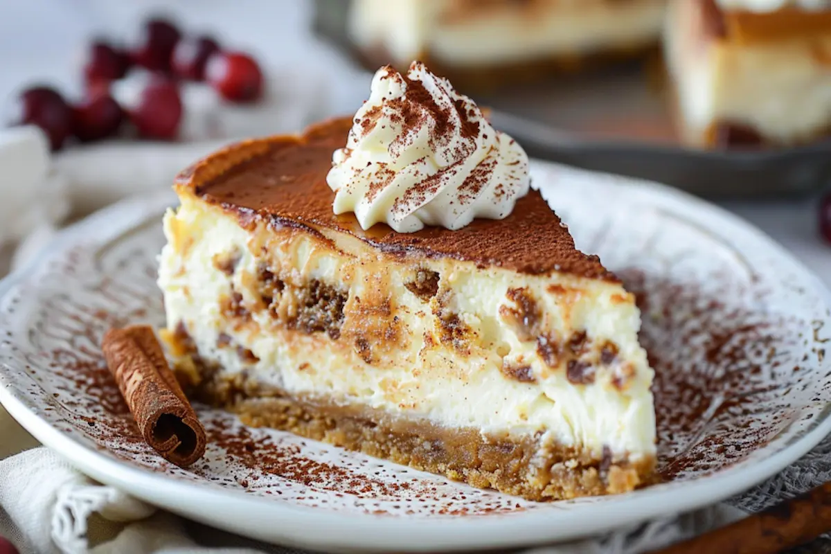 cinnamon roll cheesecake Recipe