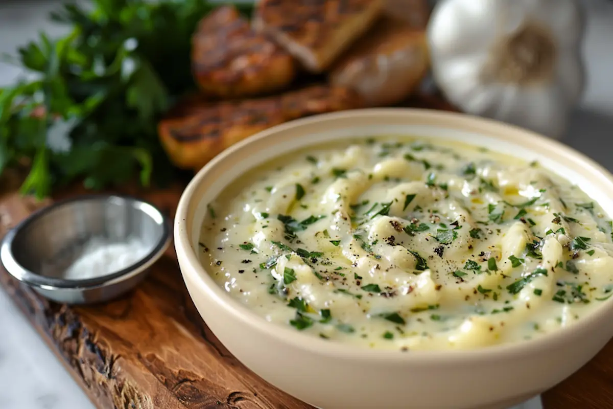 creamy garlic sauce recipe