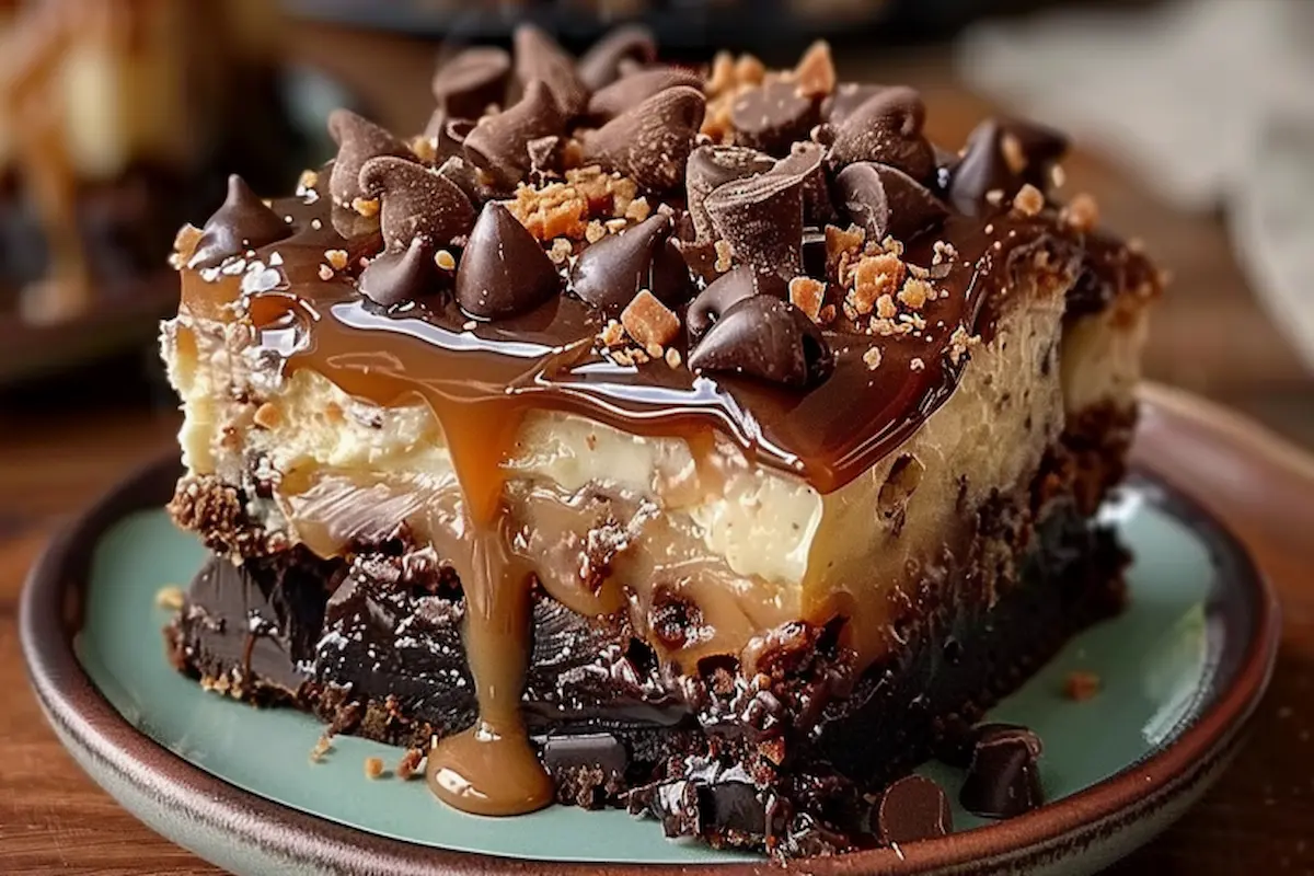 german chocolate poke cake