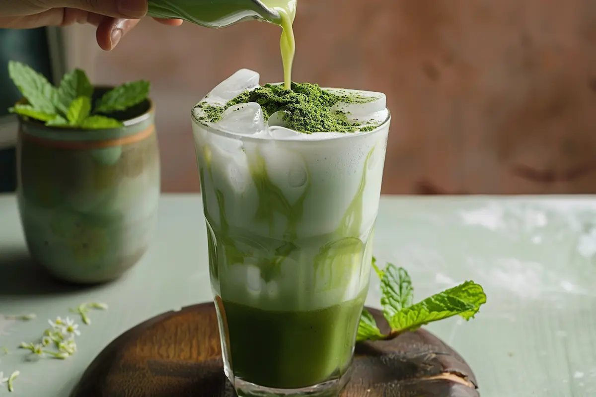 iced matcha latte recipe