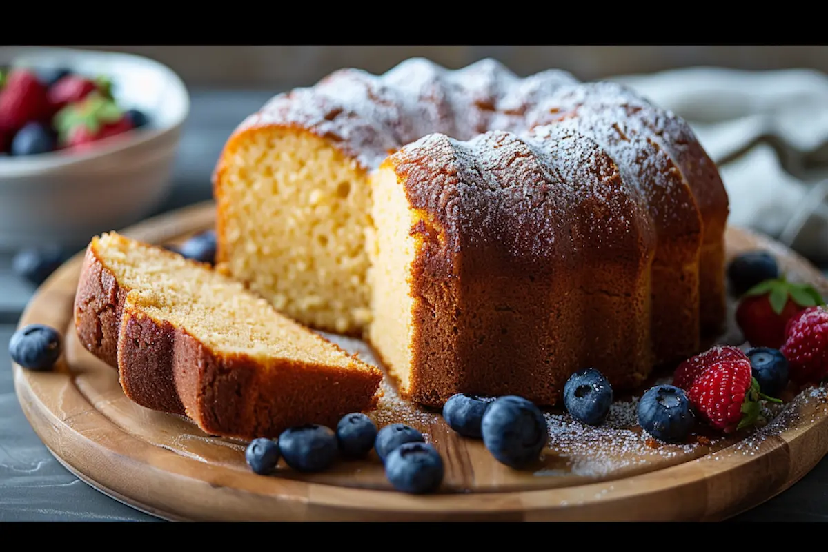 london pound cake