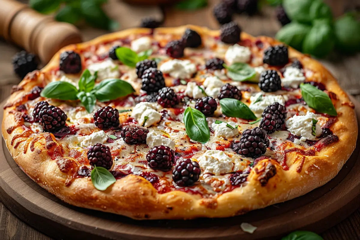 mia recipes blackberry basil and ricotta pizza