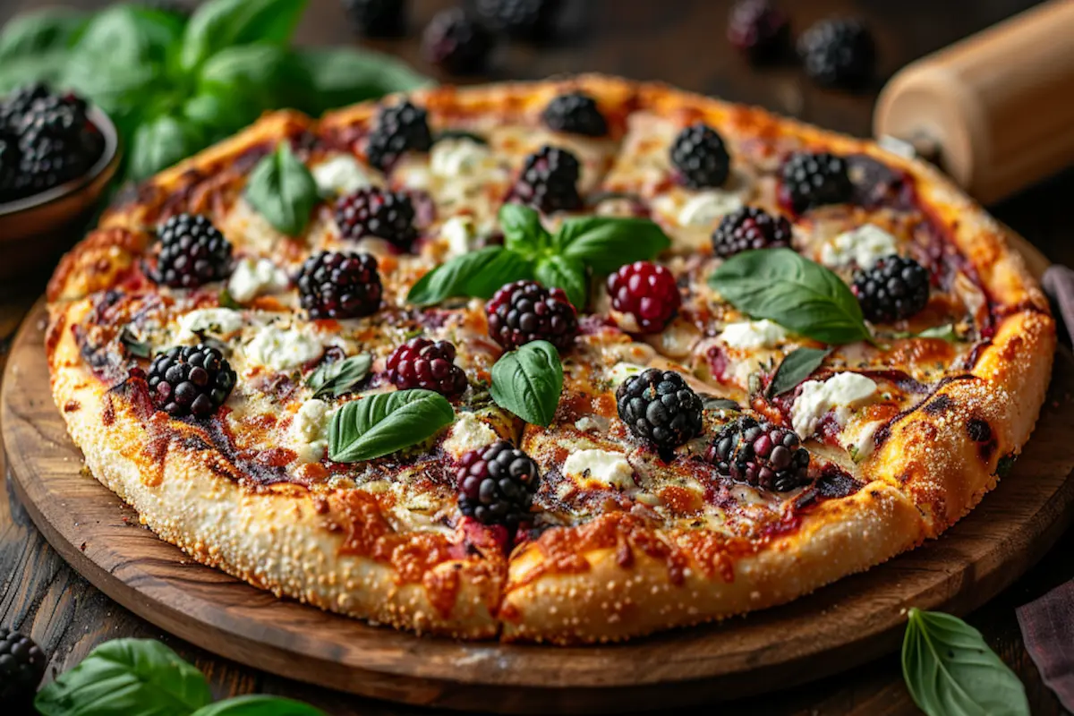 mia recipes blackberry basil and ricotta pizza