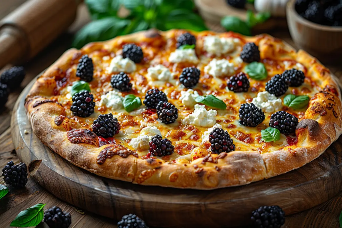 mia recipes blackberry basil and ricotta pizza