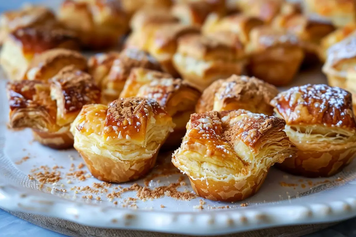 cinnaliicous and pastry bite