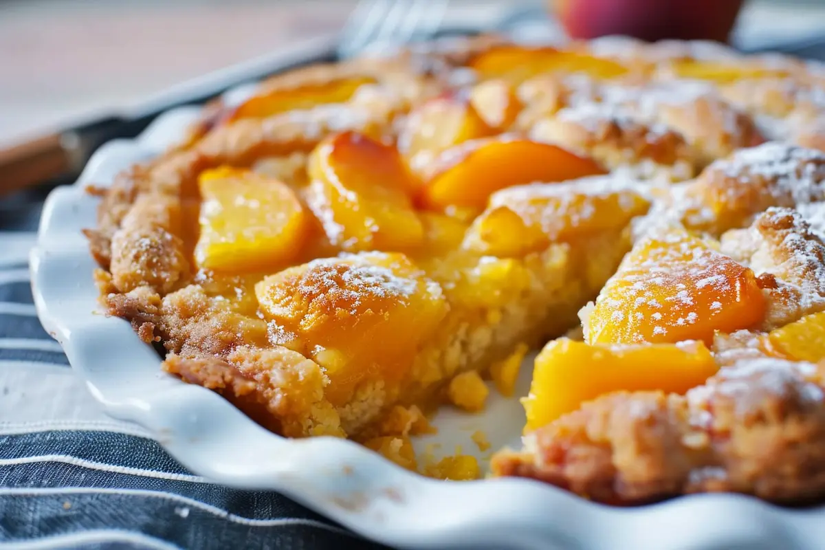 peach cobbler using cake mix