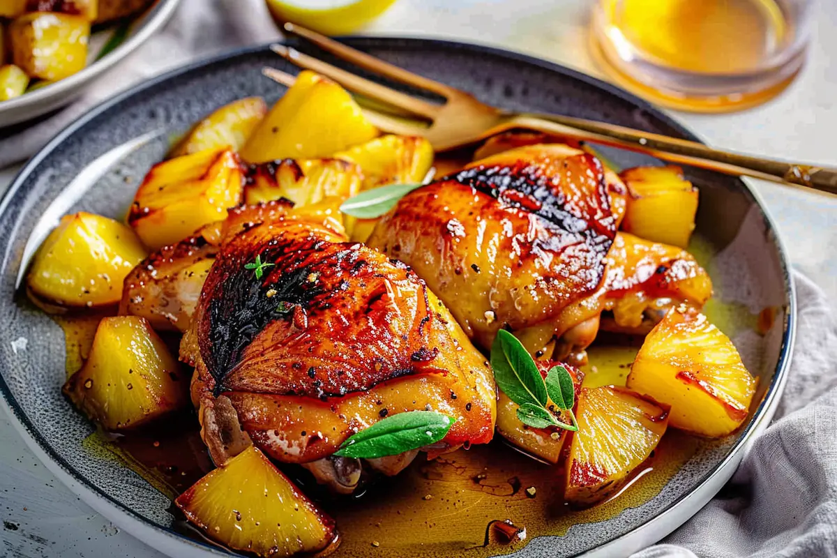 pineapple juice break down chicken