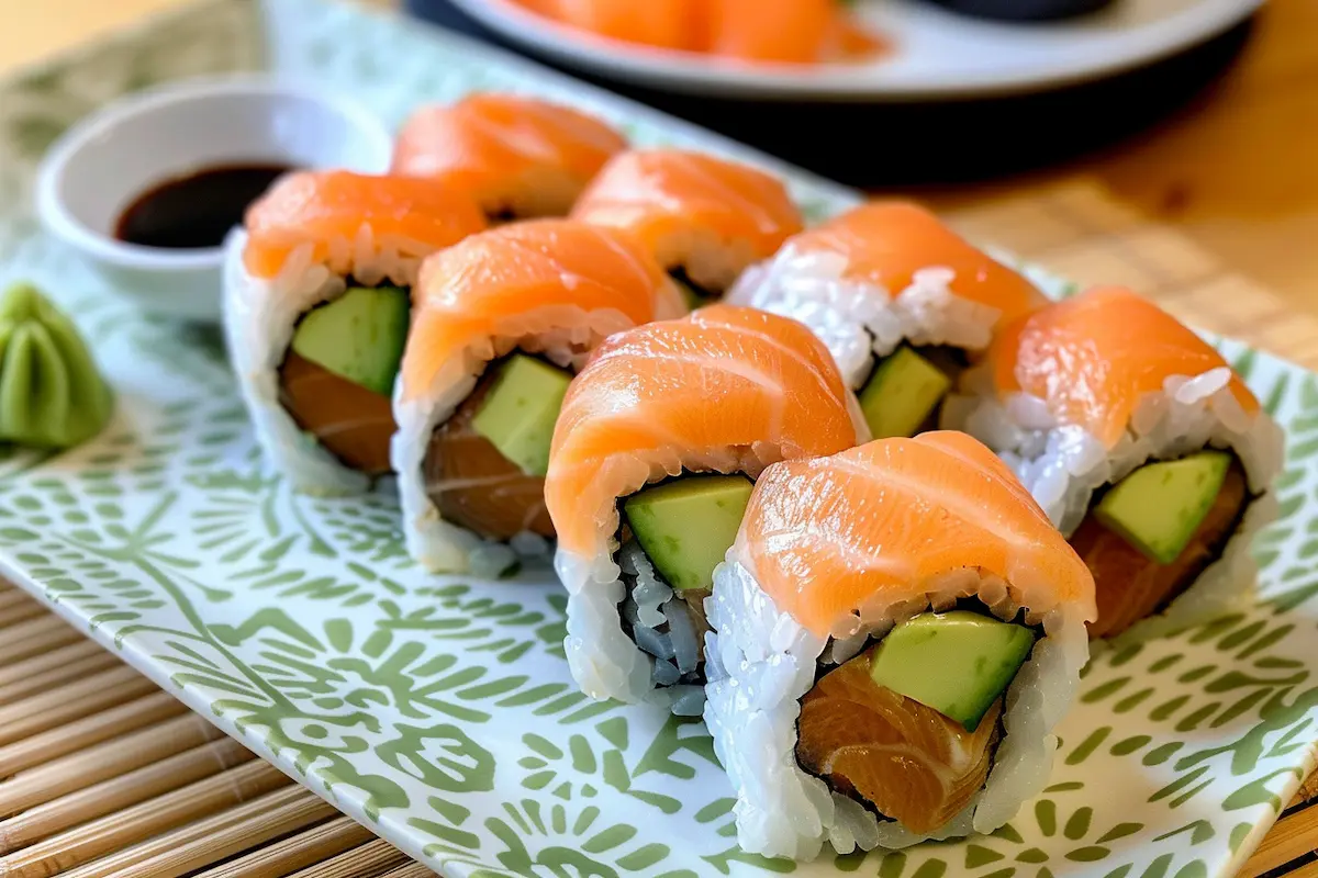 Is salmon avocado roll healthy?