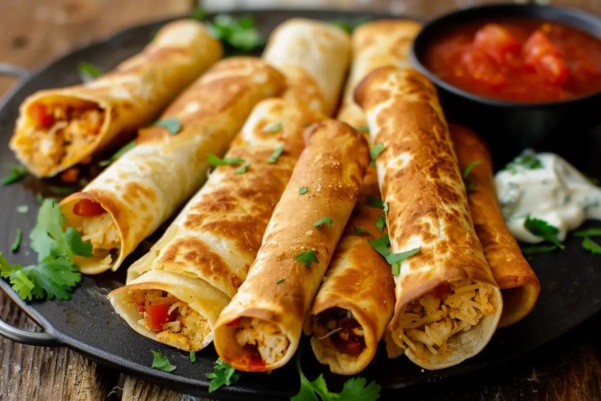 What's the difference between flautas and taquitos
