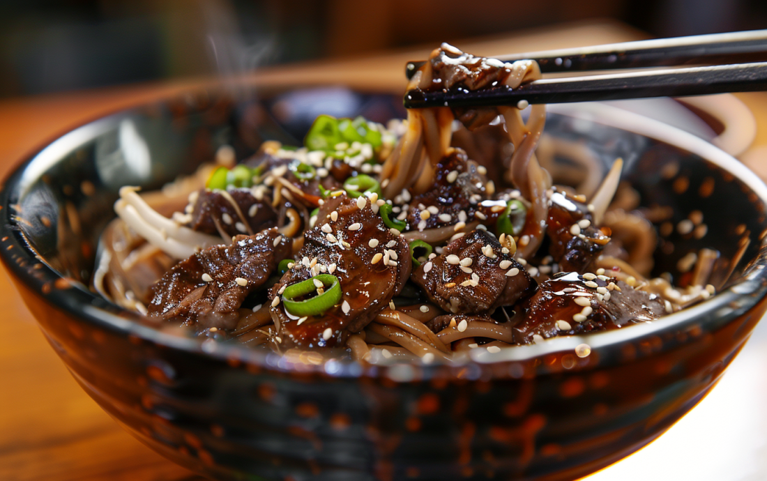 Black bean noodles recipe