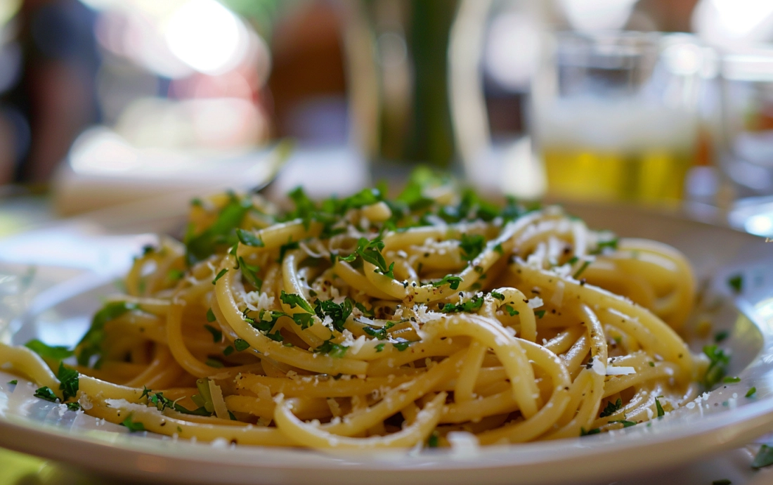 Green spaghetti Green spaghetti