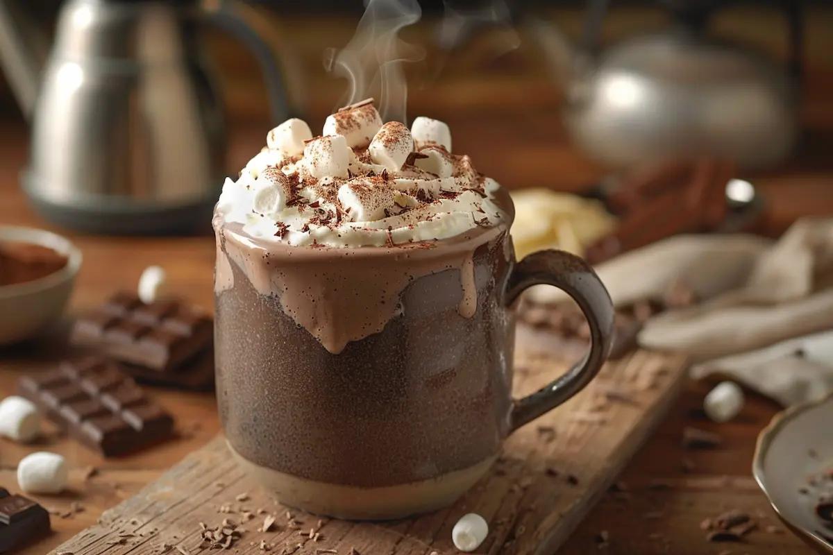 Creamy hot chocolate recipe